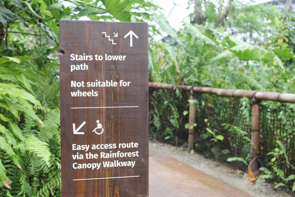 Rainforest Canopy Walkway way-finding