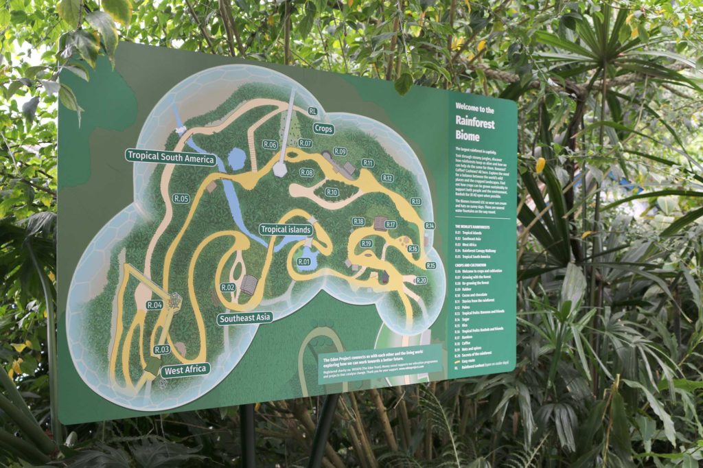 Eden Project maps and way‑finding