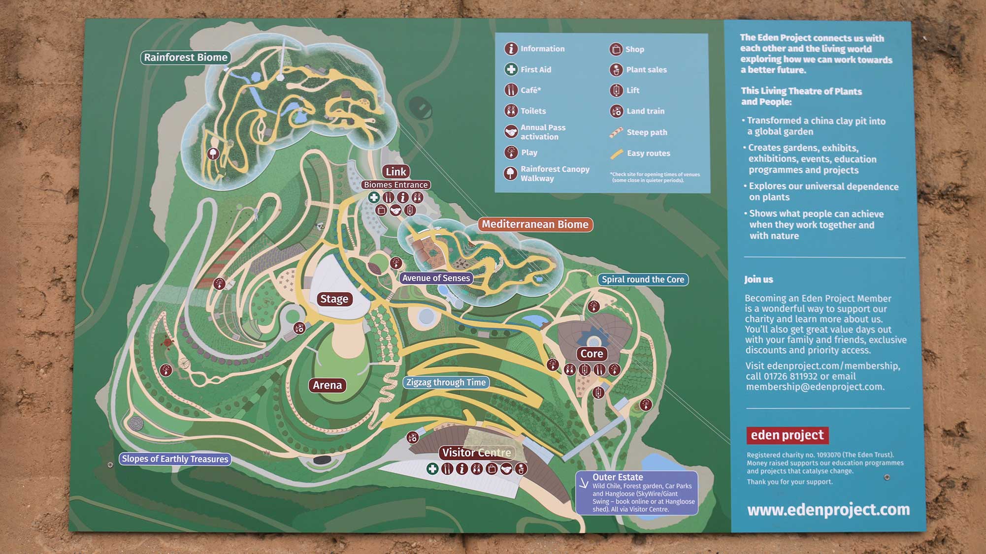 Eden Project maps and way‑finding